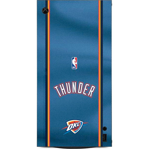 NBA Oklahoma City Thunder Jersey XBox Series X Digital Edition Console Skin